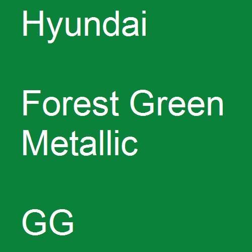 Hyundai, Forest Green Metallic, GG.